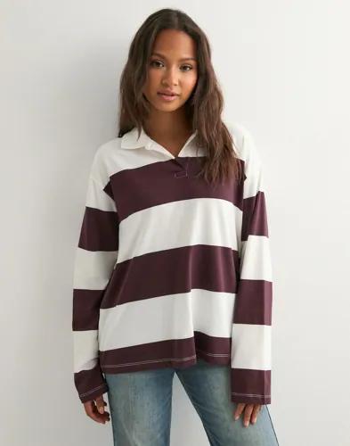 Vero Moda - Röd - Vmmolly Ls Polo Jrs Noos 