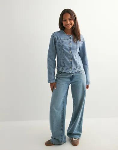 Only - Blå - Onlgina Tailored Jacket Dnm 