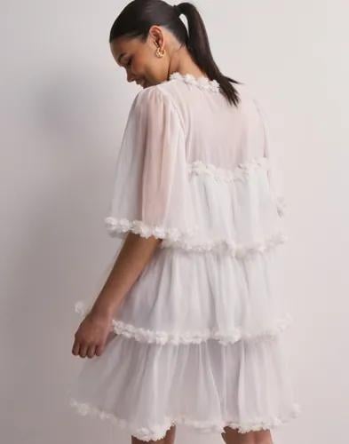 Cras - Vit - Flowcras Dress 