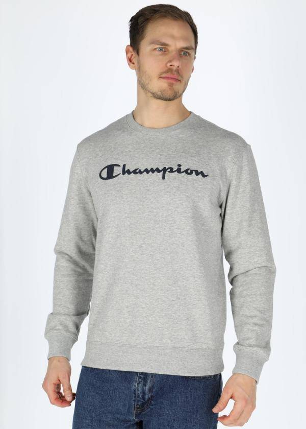 Crewneck Sweatshirt, New Oxford Grey Melange, S,  Sweatshirts 