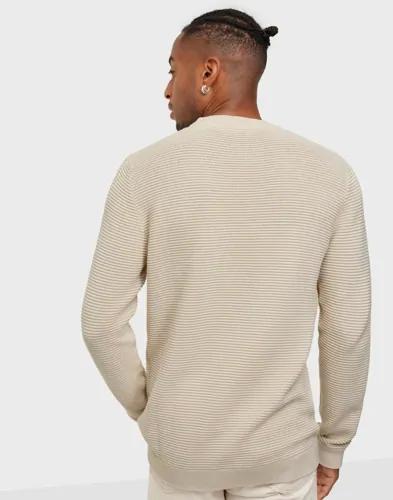 Solid SDValencia knit pullover Stickade tröjor Beige 