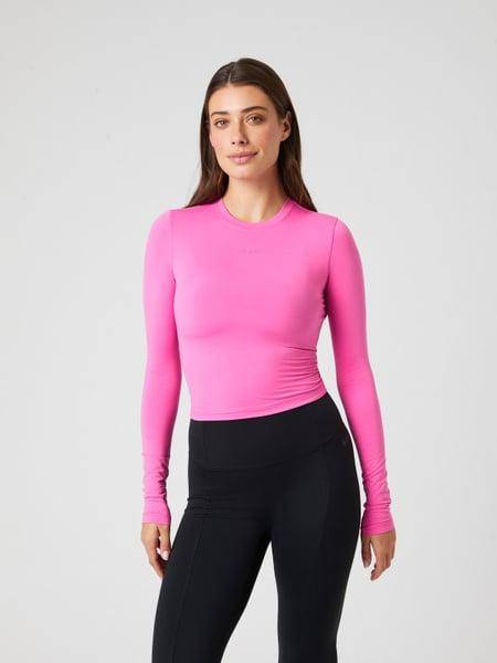 Björn Borg Studio Soft Cropped Longsleeve Rosa, XXL 