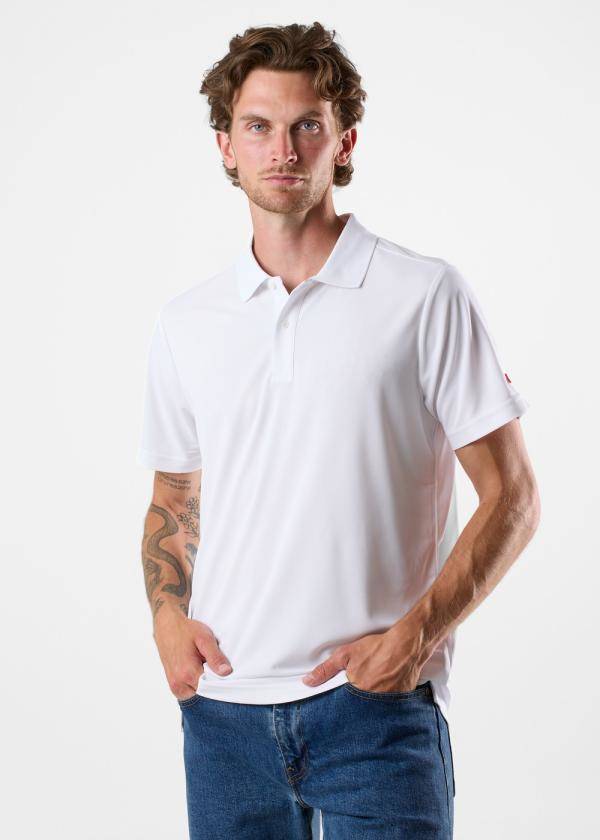 Coastal Tech Polo, White, Xl,  Bomullspikéer 