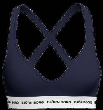Björn Borg Logo Bralette Marinblå, XXL 