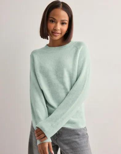 Only - Grön - Onlrica Life L/S Pullover Knt Noos 