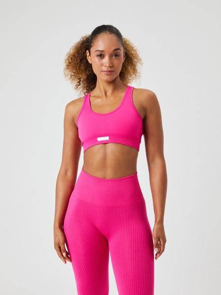 Björn Borg Studio Seamless Low Sports Bra Rosa, XSS 