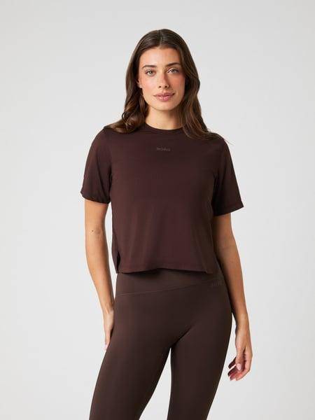 Björn Borg Borg Cropped T-shirt Brun, XXL 