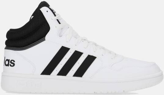 Hoops 3.0 Mid, Cblack/Cblack/Ftwwht, 39 1/3 