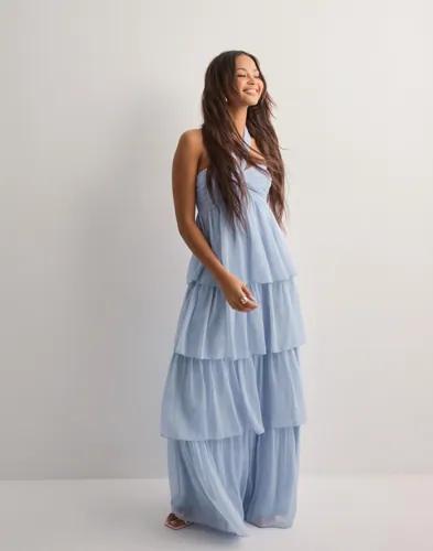 Nelly - Blå - Dreamy Frill Dress (Övriga Klänningar i kategorin Klänningar)
