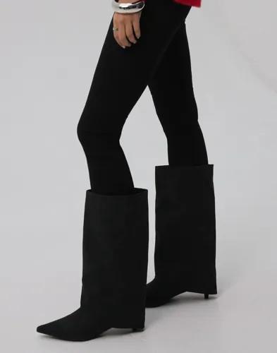 Nelly - Svart - Low Shaft Straight Boot 