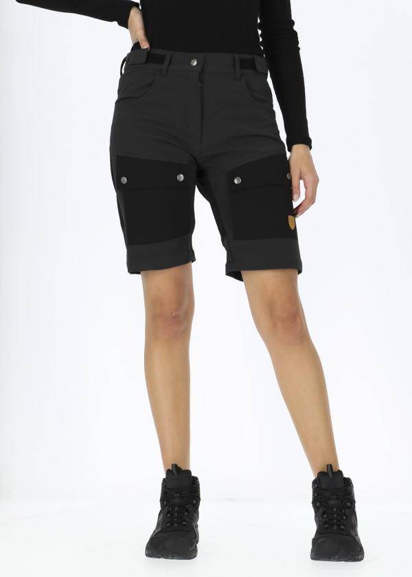 Lara W Outdoor Shorts, Asphalt, 40,  Vandringsshorts 