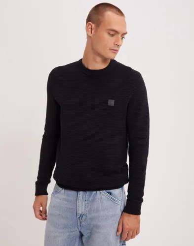 Solid SDValencia knit pullover Stickade tröjor Svart 