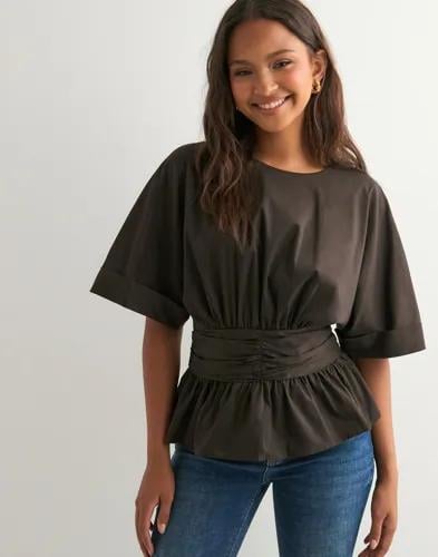Neo Noir - Brun - Annegret Poplin Blouse 