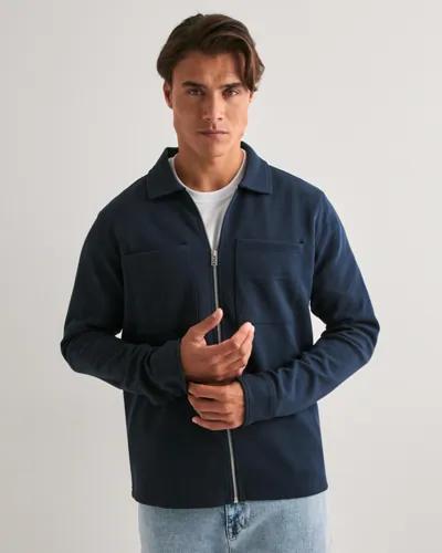 Selected Homme Slhjackie Sweat Zip Jacket Noos Sweatshirts Blå 