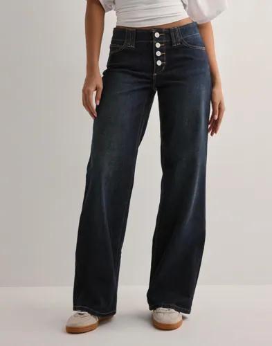 Abrand Jeans - Blå - 99 Low Wide Halle 