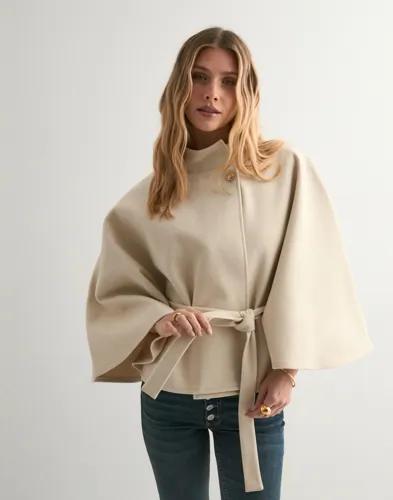 Nelly - Beige - Fancy Poncho Jacket 