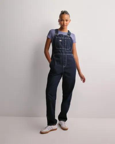 Dickies - Blå - Dickies Classic Denim Bib W 