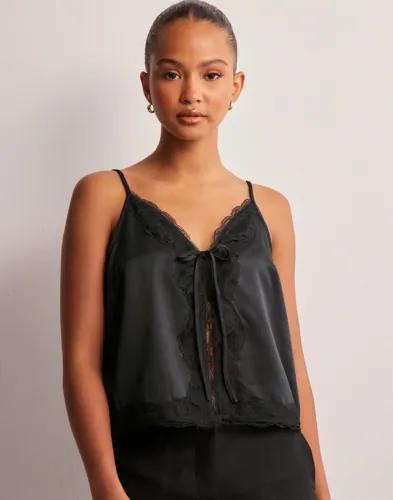 Vero Moda - Svart - Vmlis Strap Tie Top Vma 