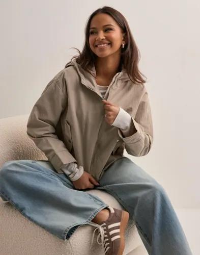 Only - Beige - Onlbealo Hood Jacket Cc Otw 