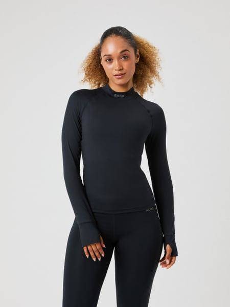 Björn Borg Borg Performance Brushed Mockneck Svart, XXL 