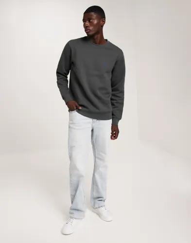 Mads Nørgaard Standard Crew Logo Sweat Sweatshirts Grå 
