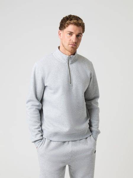 Björn Borg Centre Half Zip Grå, XXL 