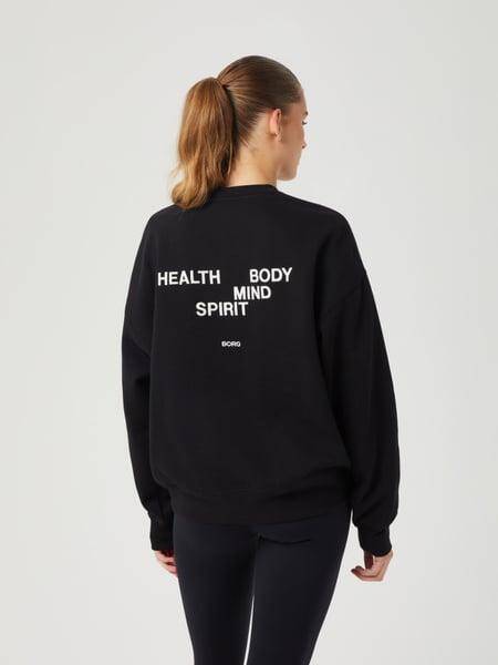 Björn Borg Studio Oversized Crew Svart, XXL 