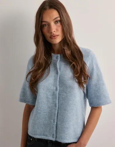 Selected Femme - Blå - Slflulu 2/4 Knit Cardigan Noos 