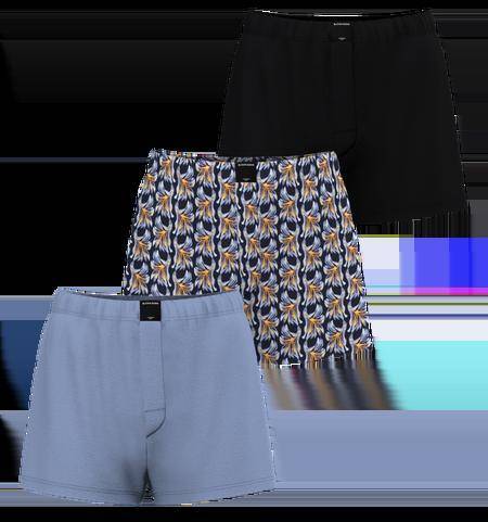 Björn Borg Cotton Stretch Jersey Boxers Shorts 3-pack Multi, XXL 