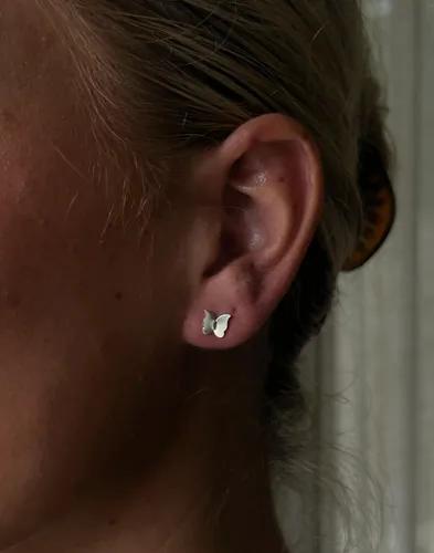 Muli Collection - Silver - Butterfly Studs 
