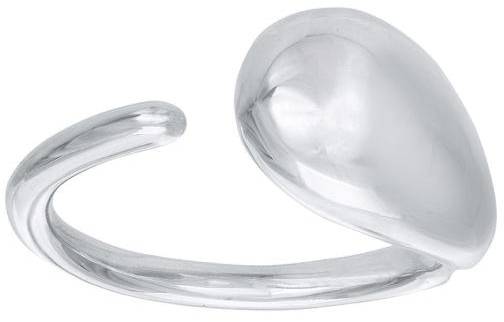 Ring i äkta silver dropformad, 16.0 