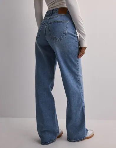 Only - Blå - Onljuicy Hw Wide Leg REA365 Noos 