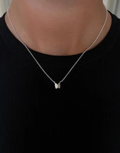 Muli Collection - Silver - Butterfly Necklace 