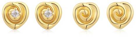 Örhängen Coquille Studs Set 