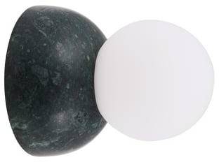 Globen Lighting Torrano vägglampa/plafond 13 cm Mörkgrön marmor 