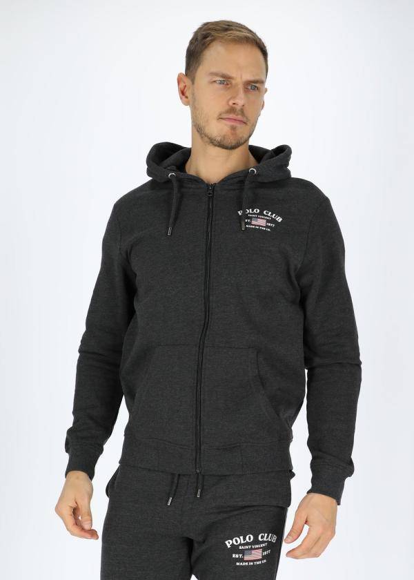 Orlando Swe, Dk Grey Melange, M,  Hoodies 