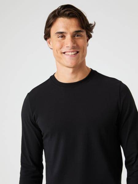Björn Borg Core Slim Long Sleeve T-shirt 2-pack Svart, XXL 