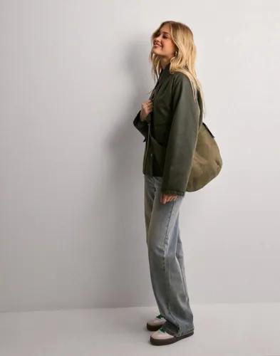 Nelly - Grön - Reversible Coated Jacket 