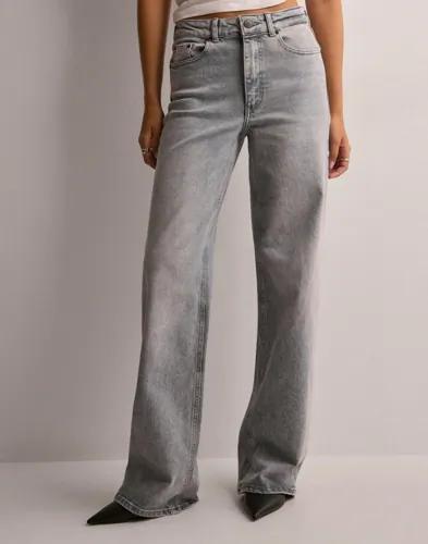 Only - Grå - Onljuicy Hw Wide Leg REA707 Dnm Noo 