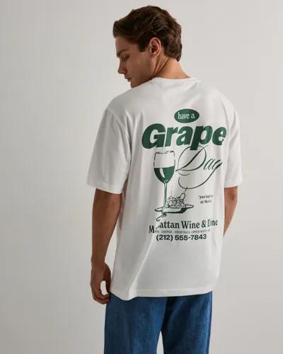 Only & Sons Onsalfresco Rlx Ss Tee T-shirts med tryck Vit 