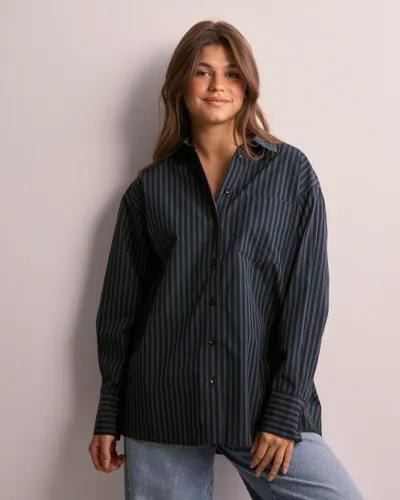 Only - Rutigt/Randigt - Onlpena Ls Detail Shirt Wvn 