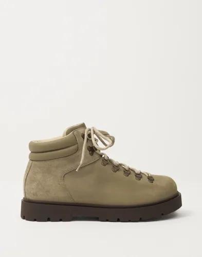 Birkenstock Nubuck Leather/Suede Kängor Beige 