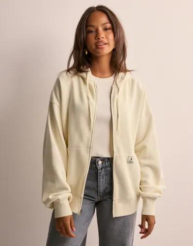 Polo Ralph Lauren - Vit - Wrkwr Flc Fz-Long Sleeve-Sweatshirt 