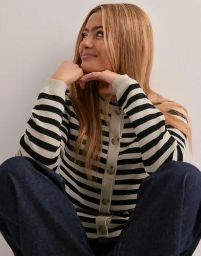 OBJECT - Beige - Objester Sli L/S Knit Cardigan Noos 