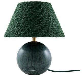 Globen Lighting Castello 24 bordslampa Mörkgrön marmor 