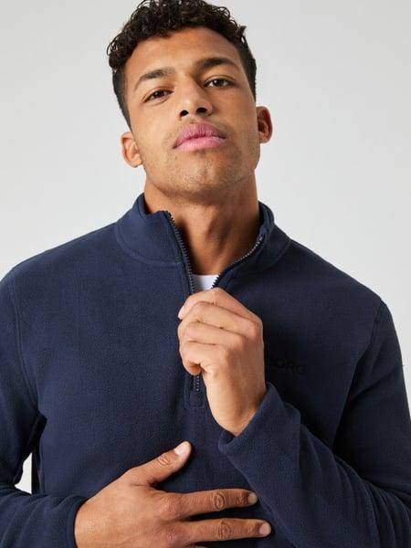 Björn Borg Borg Half Zip Fleece Marinblå, XXL 