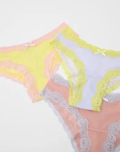 Nelly - Rosa - Cheeky Brazilian 3-pack 