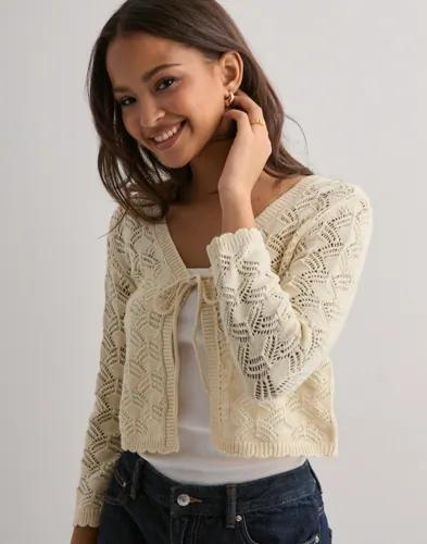 Vero Moda - Beige - Vmnewverena 3/4 V-Neck Cardigan Boo 