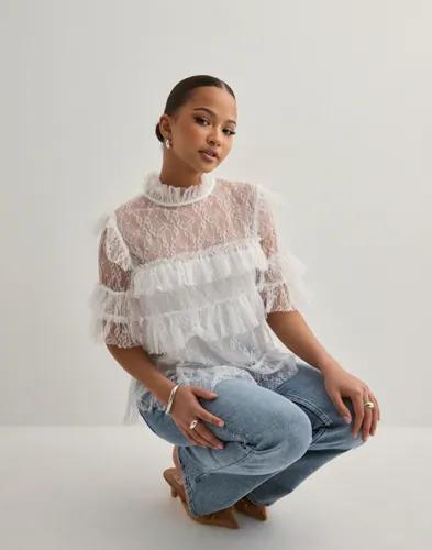 Malina - Vit - Rachel Blouse 