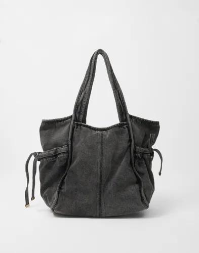 BECKSÖNDERGAARD - Grå - Washed Denima Laurel Bag 